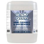 Bidon de 5 galones de limpiador industrial Simple Green Mine Cleaner & Degreaser. Ideal para la limpieza profunda de maquinaria pesada y superficies industriales. Limpiador desengrasante industrial, mantenimiento industrial, Simple Green."